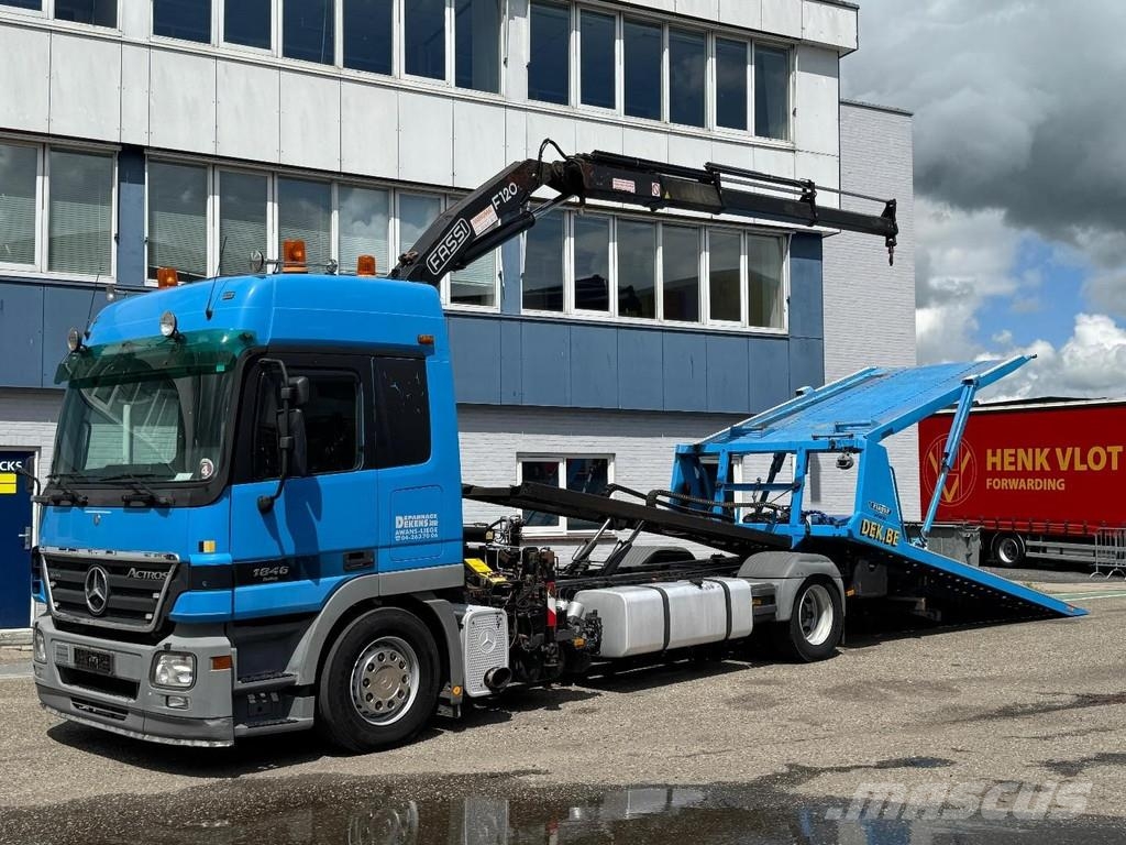 Mercedes-Benz Actros 1846 4X2 + 3-LADER + FASSI F120C.23 Recovery vozila