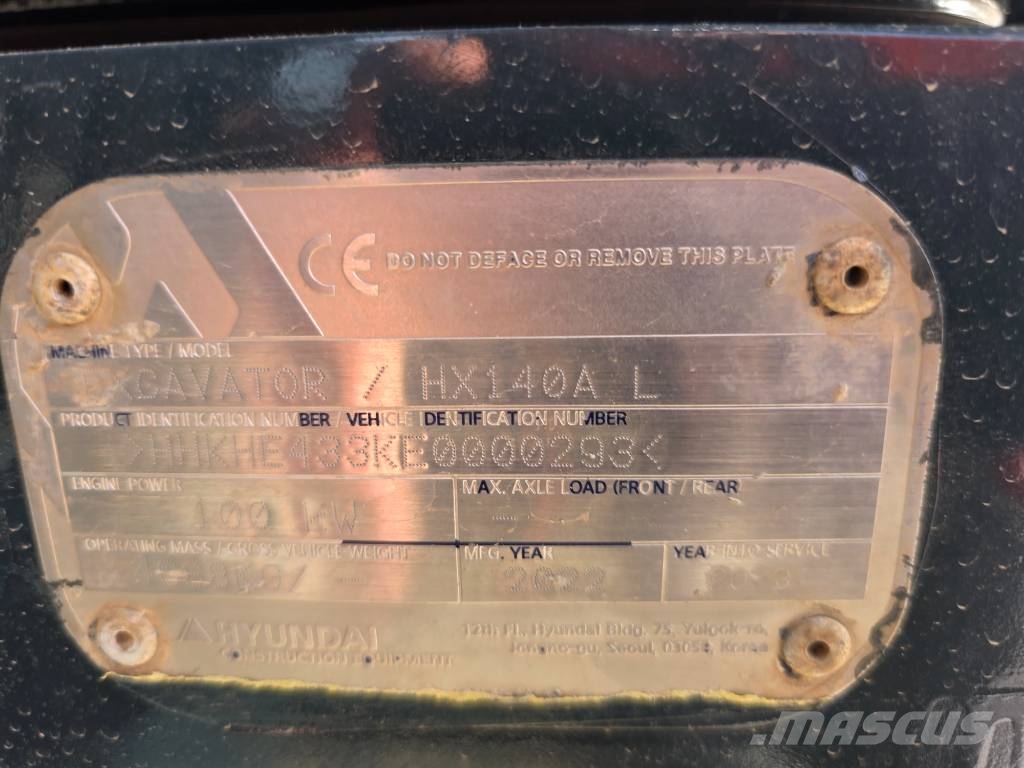 Hyundai HX 140 AL Raupenbagger