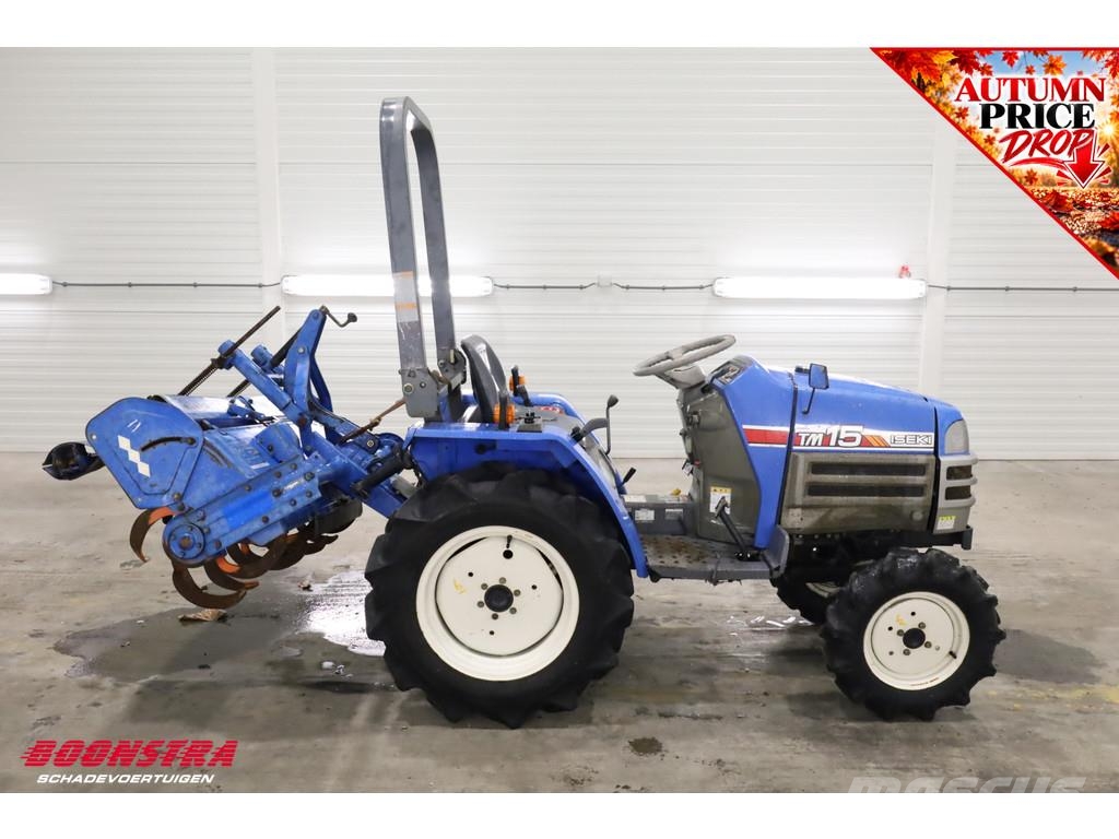 Iseki TM15 11 KW Minitraktor + Frees 419 Uur الجرارات