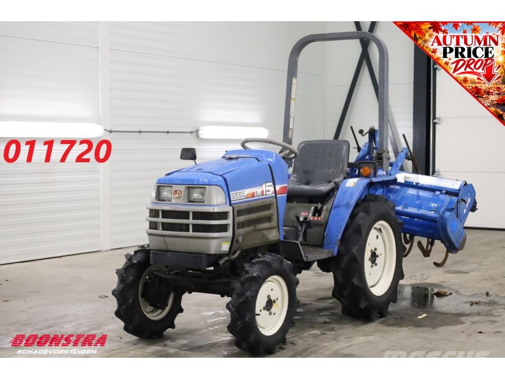 Iseki TM15 11 KW Minitraktor + Frees 419 Uur Traktori