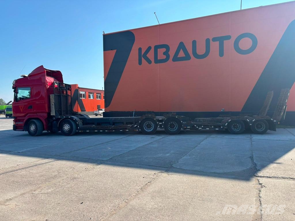 Scania R 490 8x4 + Släpet Smemax 2 axle FOREST MACHINE TR Kokvedēji