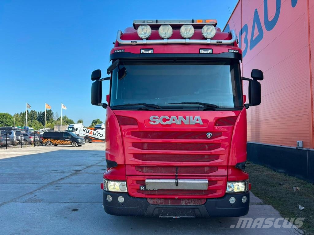 Scania R 490 8x4 + Släpet Smemax 2 axle FOREST MACHINE TR Kokvedēji