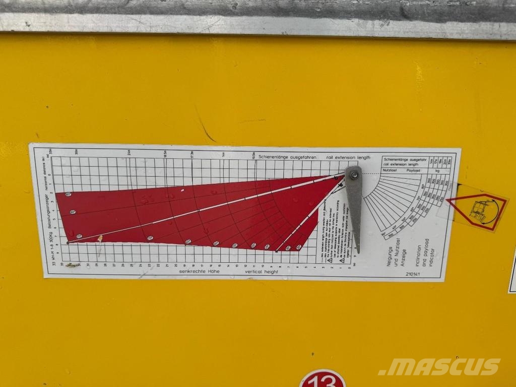 Paus ASA 33 WH - LIFT 33 METER - TÜV UNTILL 07/2027 المنصات الهوائية المثبتة على مقطورة