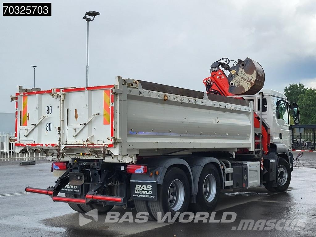 MAN TGS 26.420 TGS 6X4 FASSI F165AZ.0.22 E-ACTIVE cran Bañeras basculantes usadas