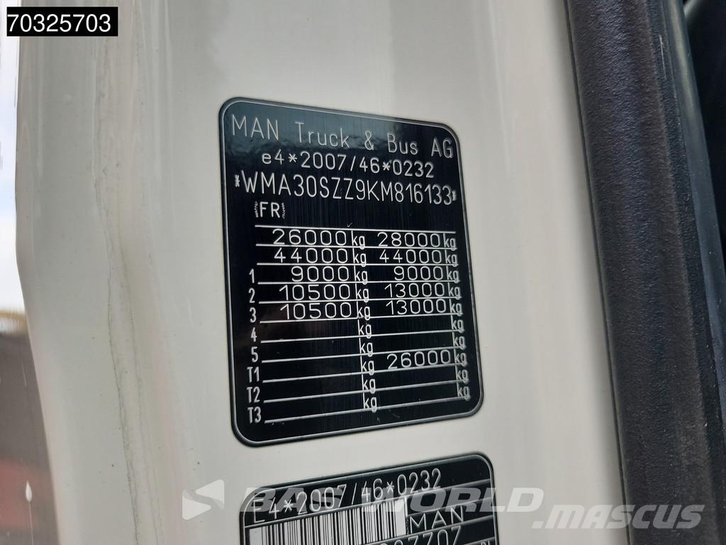 MAN TGS 26.420 TGS 6X4 FASSI F165AZ.0.22 E-ACTIVE cran Bañeras basculantes usadas