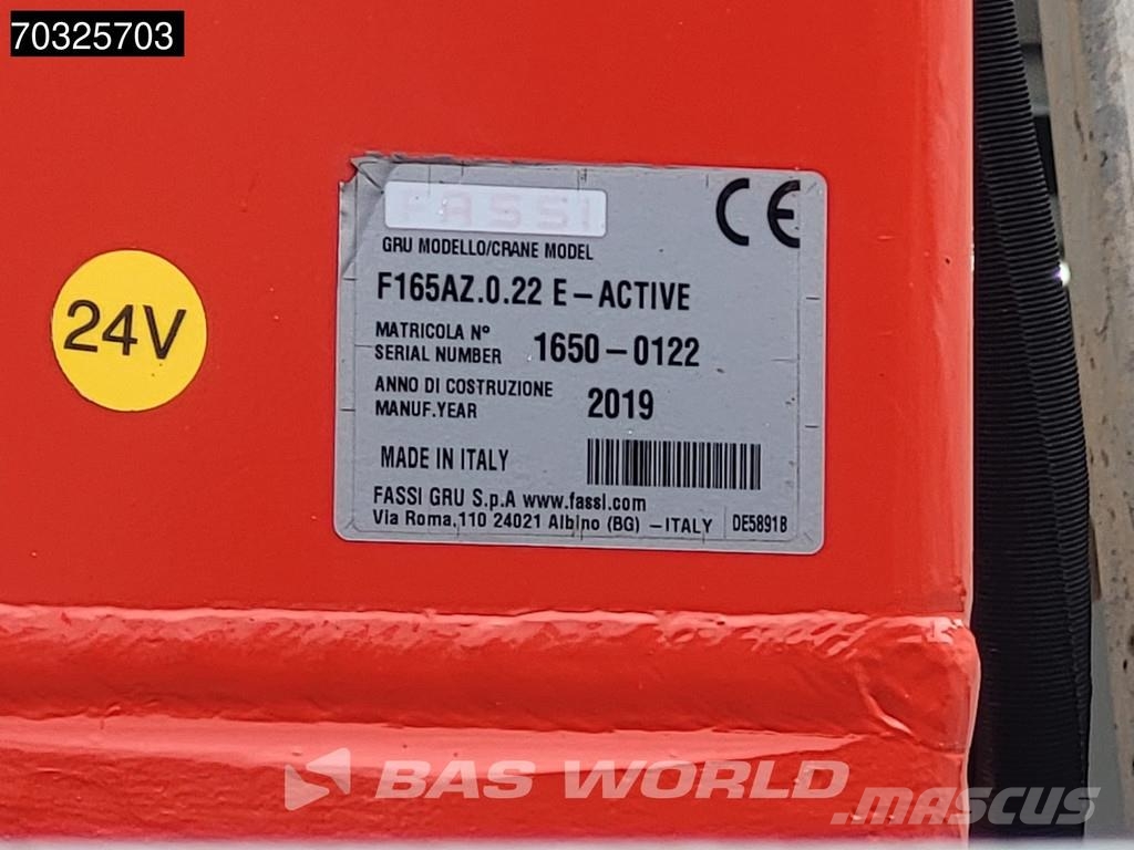 MAN TGS 26.420 TGS 6X4 FASSI F165AZ.0.22 E-ACTIVE cran Bañeras basculantes usadas