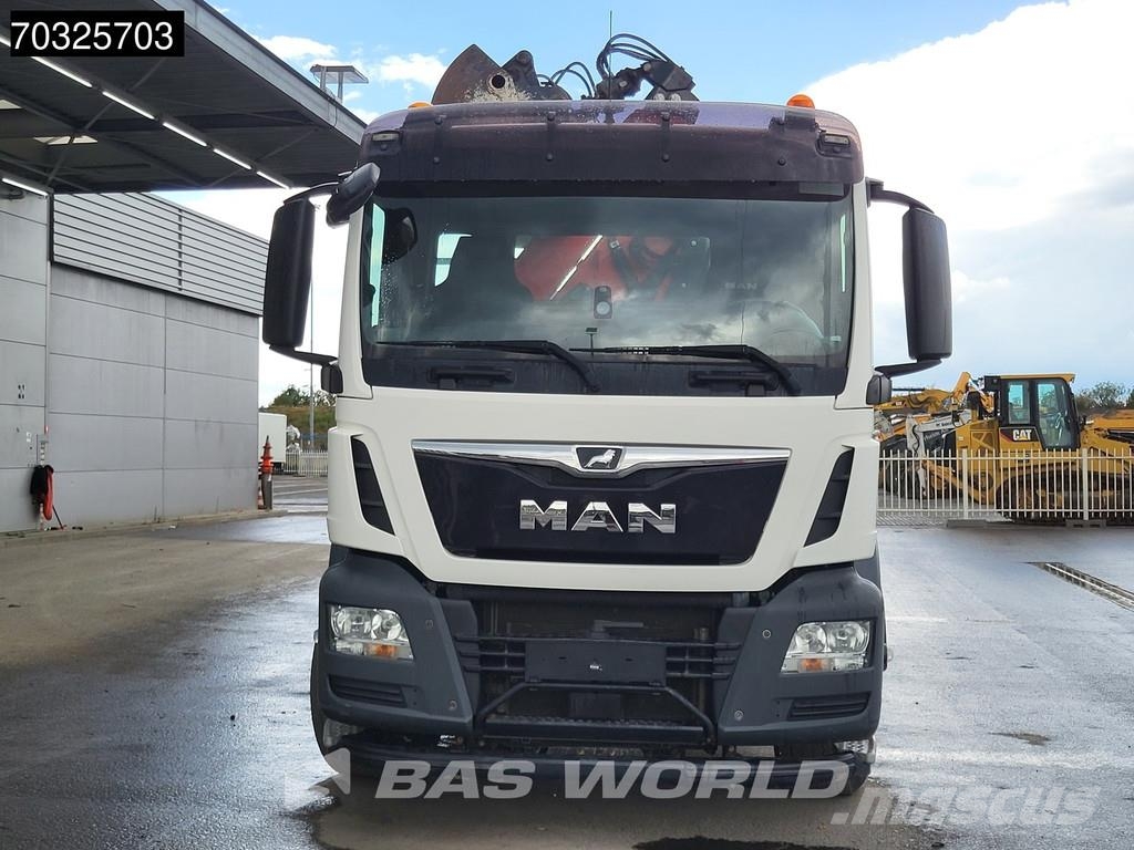 MAN TGS 26.420 TGS 6X4 FASSI F165AZ.0.22 E-ACTIVE cran Bañeras basculantes usadas