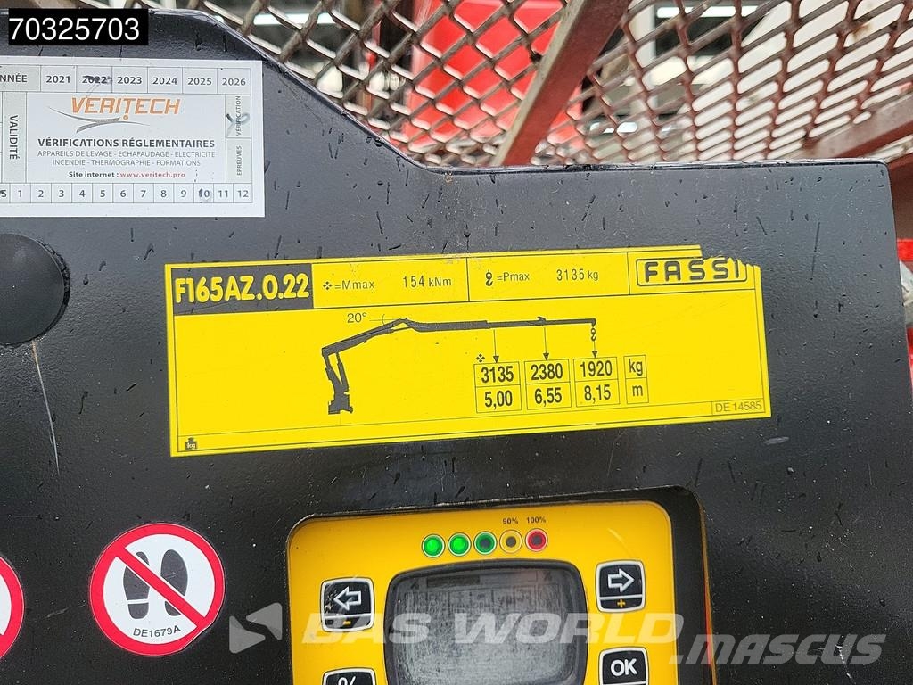 MAN TGS 26.420 TGS 6X4 FASSI F165AZ.0.22 E-ACTIVE cran Bañeras basculantes usadas