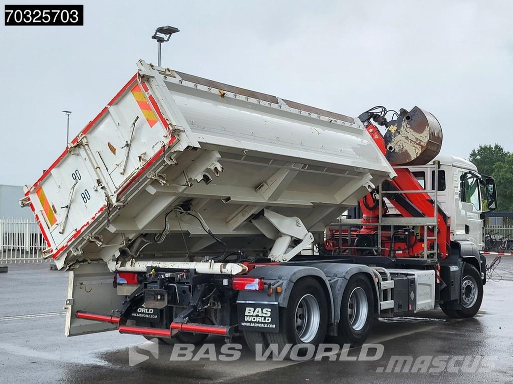 MAN TGS 26.420 TGS 6X4 FASSI F165AZ.0.22 E-ACTIVE cran Bañeras basculantes usadas