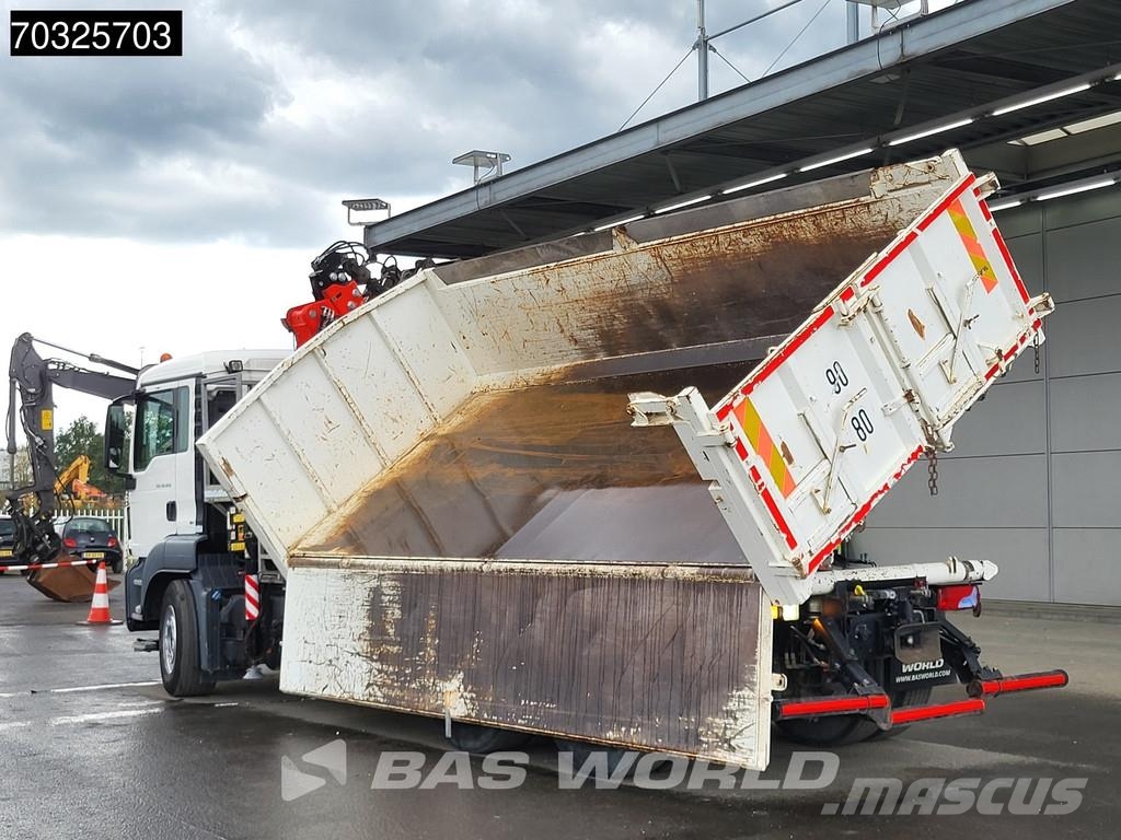 MAN TGS 26.420 TGS 6X4 FASSI F165AZ.0.22 E-ACTIVE cran Bañeras basculantes usadas