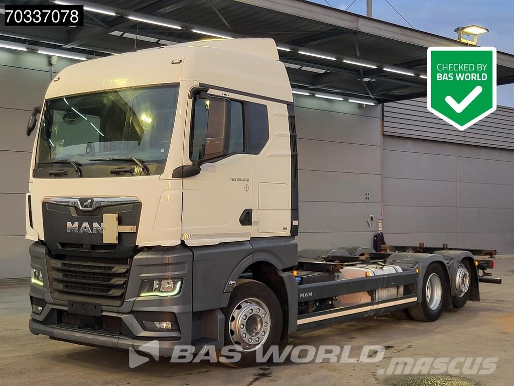 MAN TGX 26.460 6X2 Lift Axle Full Air Retarder Automat Kabeļu pacēlājs nomontējamām kravas mašīnām