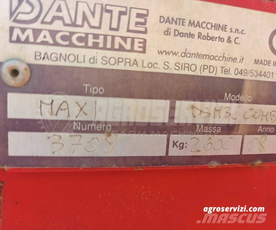  DANTE DSM 36 Alte masini si accesorii de cultivat
