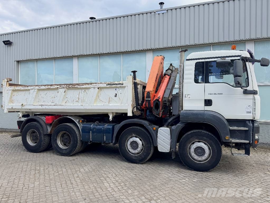 MAN TGA 35.400 With Palfinger PK15500 Crane Kipper