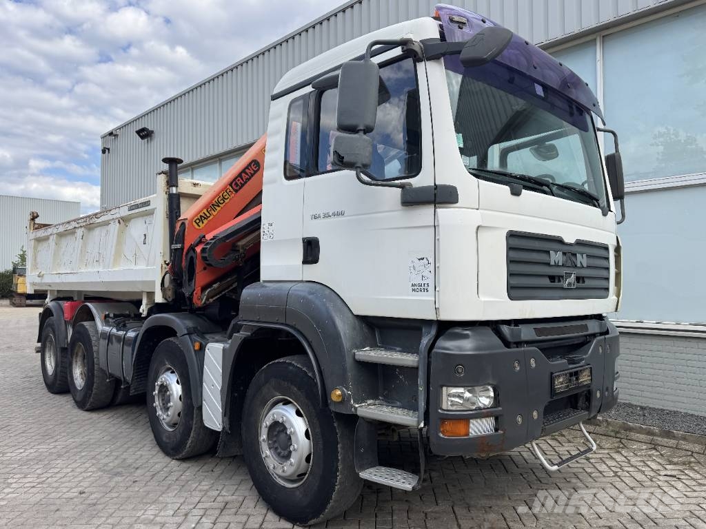 MAN TGA 35.400 With Palfinger PK15500 Crane Kipper