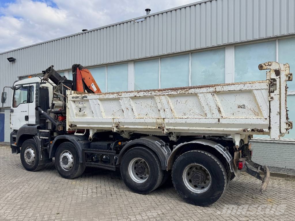 MAN TGA 35.400 With Palfinger PK15500 Crane Kipper