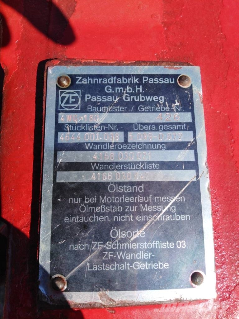 ZF 4WG-180 only box Przekładnie i skrzynie biegów