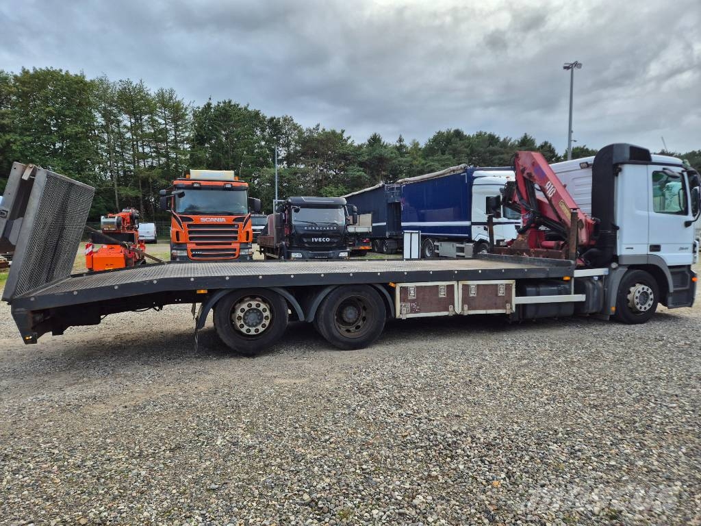 Mercedes Actros 2510 6x2 //Machinetransport / Crane // Camion porte engin