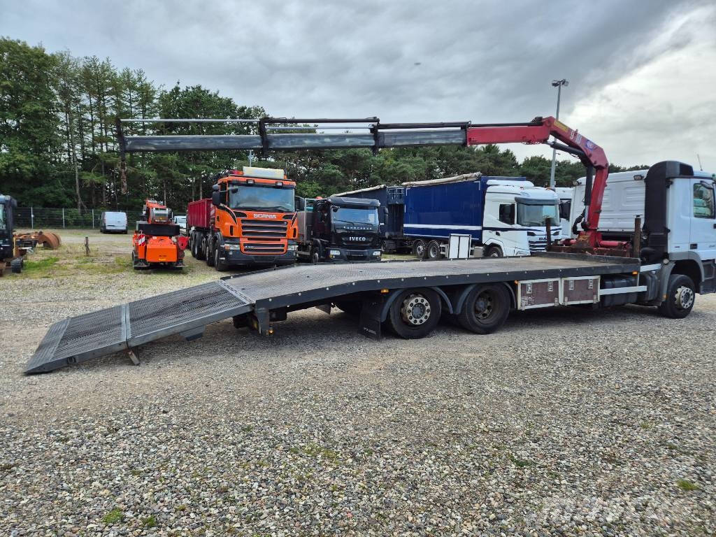 Mercedes Actros 2510 6x2 //Machinetransport / Crane // Camion porte engin