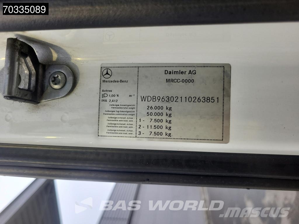 Mercedes-Benz Actros 2642 6X2 Machine transporter Oprijwagen Hyd 차량 수송차