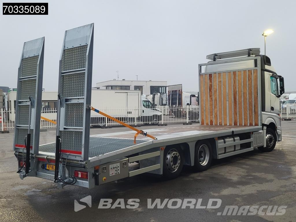 Mercedes-Benz Actros 2642 6X2 Machine transporter Oprijwagen Hyd 차량 수송차