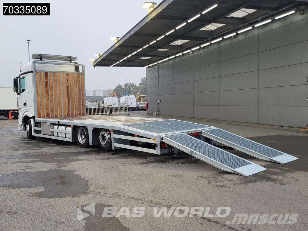 Mercedes-Benz Actros 2642 6X2 Machine transporter Oprijwagen Hyd 차량 수송차