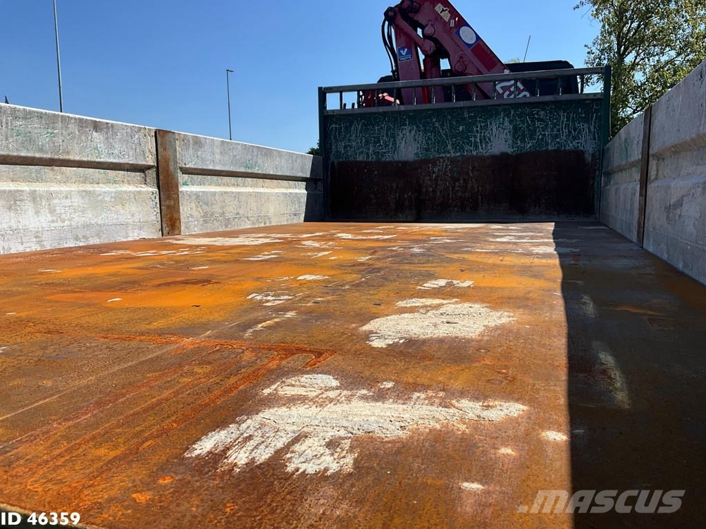 Mercedes-Benz Axor 1824 Manual Full steel HMF 12 Tonmeter laadkr شاحنات قلابة
