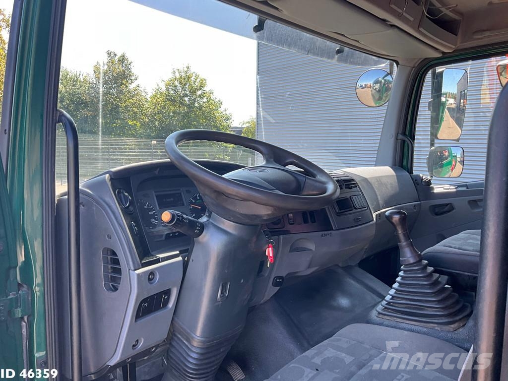Mercedes-Benz Axor 1824 Manual Full steel HMF 12 Tonmeter laadkr شاحنات قلابة