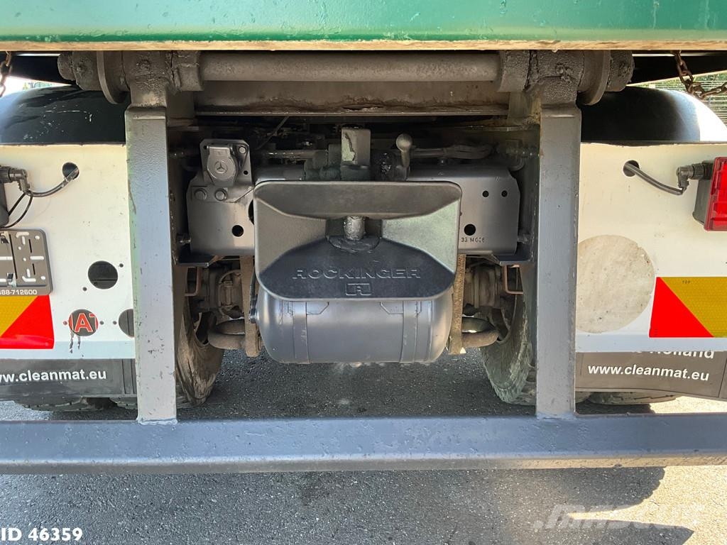 Mercedes-Benz Axor 1824 Manual Full steel HMF 12 Tonmeter laadkr شاحنات قلابة