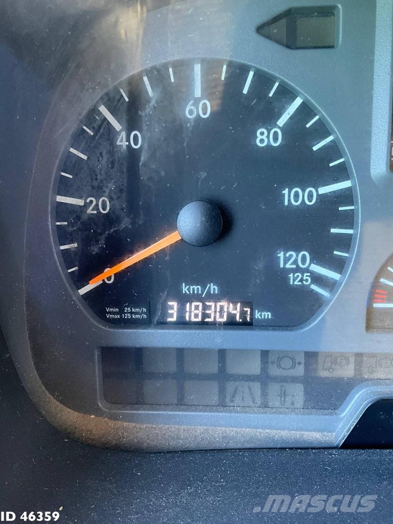 Mercedes-Benz Axor 1824 Manual Full steel HMF 12 Tonmeter laadkr شاحنات قلابة