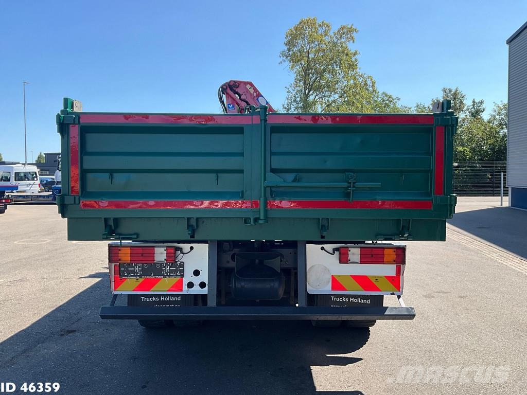 Mercedes-Benz Axor 1824 Manual Full steel HMF 12 Tonmeter laadkr شاحنات قلابة