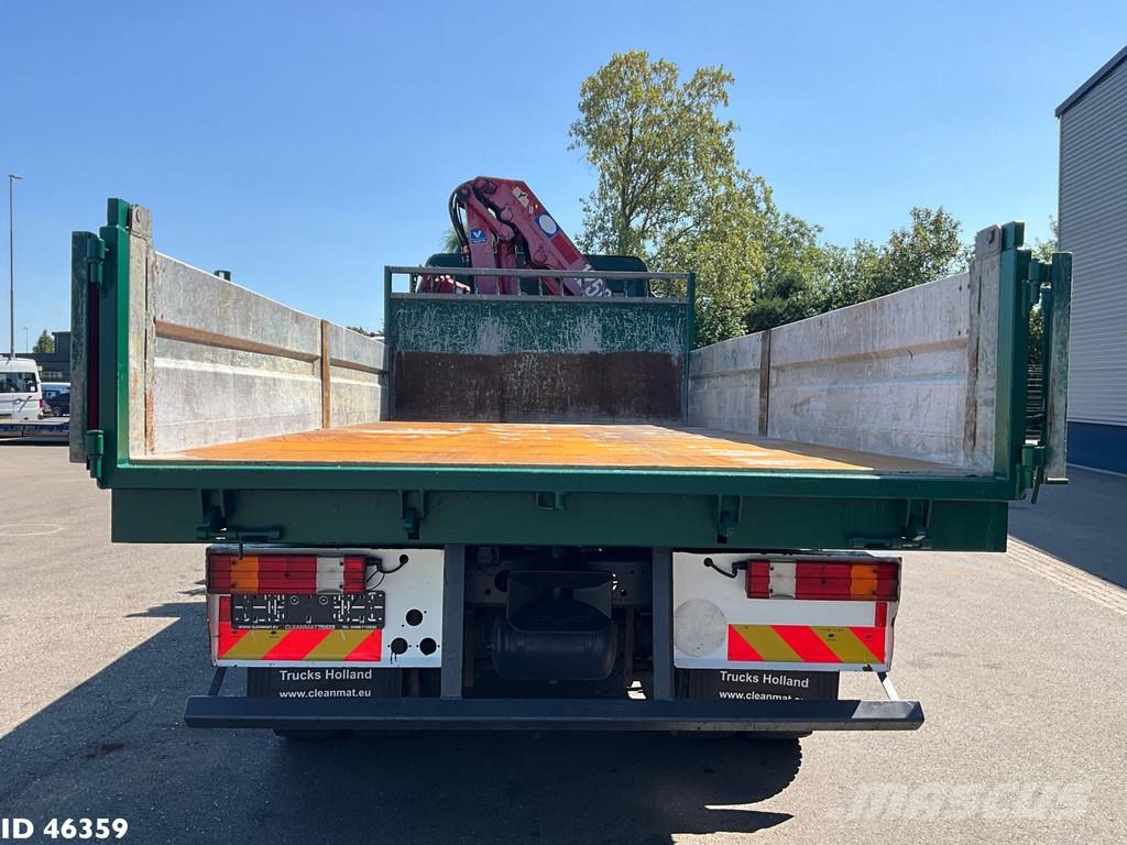 Mercedes-Benz Axor 1824 Manual Full steel HMF 12 Tonmeter laadkr شاحنات قلابة