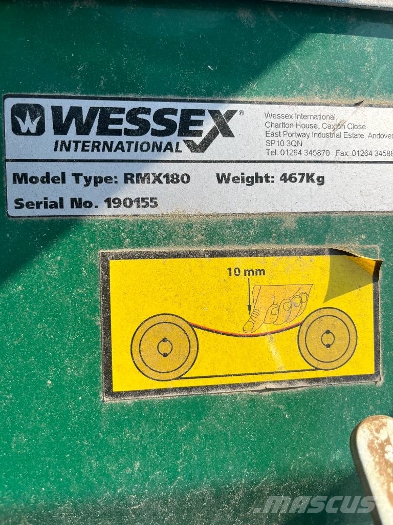 Wessex RMX180 3-P PTO Nega okolice - drugo