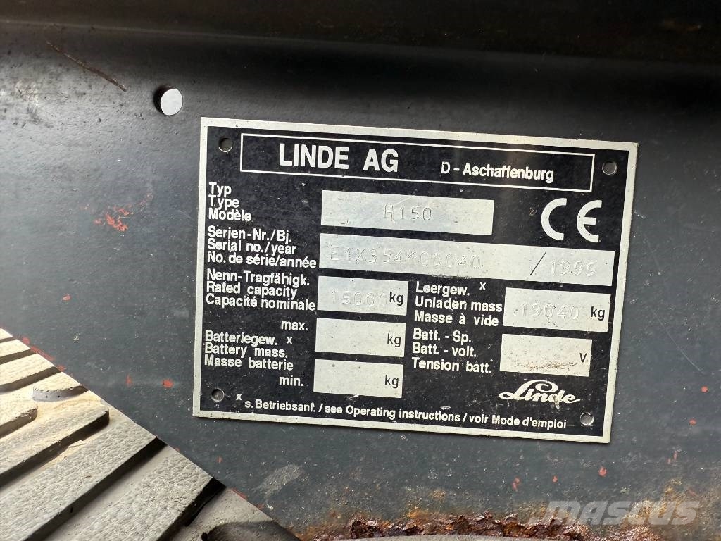 Linde H 150 D Dizel forkliftler