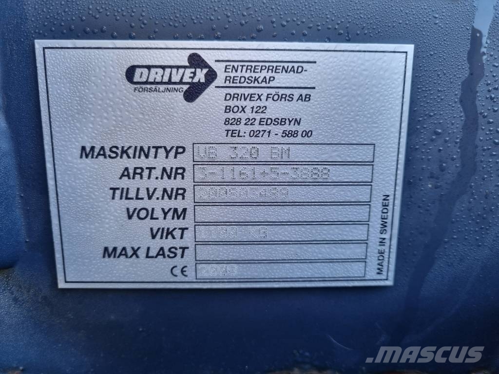 Drivex VB 320 BM Fasterkoppling محاريث