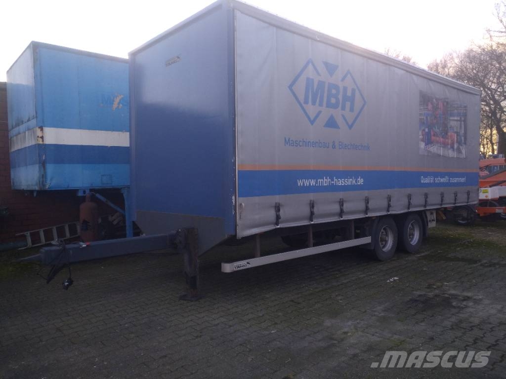 Tang ZCS 105 TÜV/SP NEU Platós / Ponyvás pótkocsik