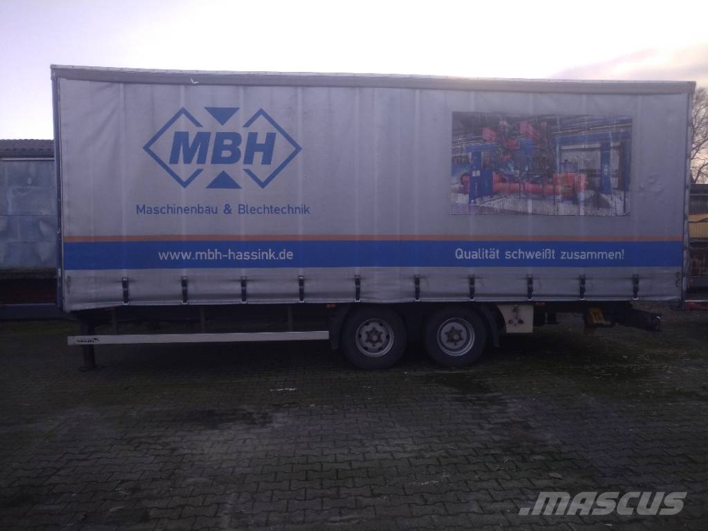 Tang ZCS 105 TÜV/SP NEU Platós / Ponyvás pótkocsik