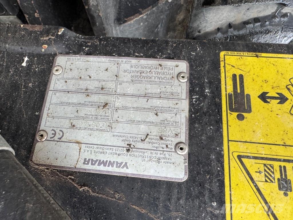 Yanmar SV85 (40288) *VENDUE/SOLD Escavadoras Midi 7t - 12t