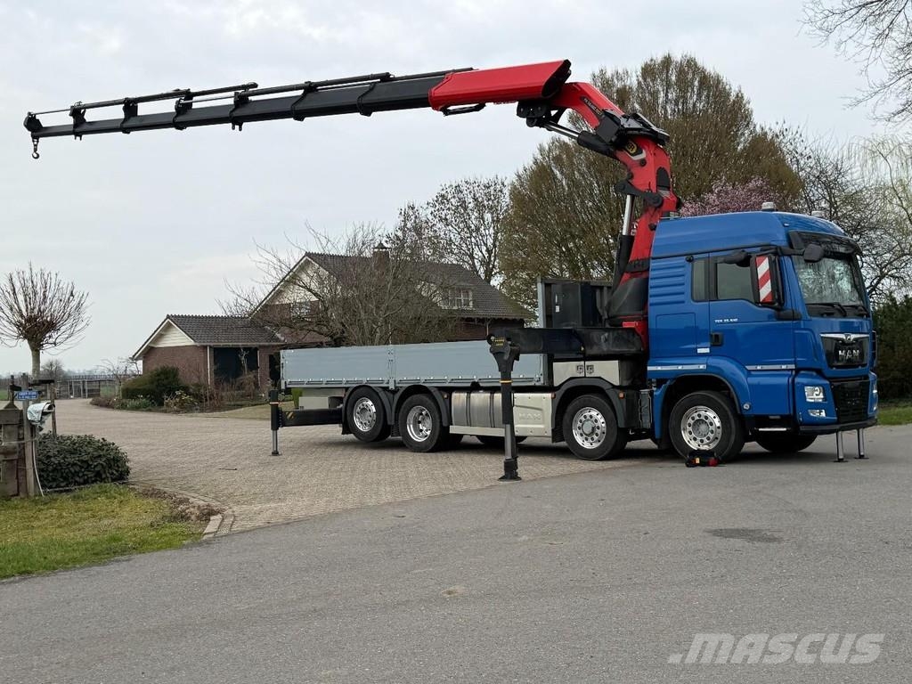 MAN TGS 35.510 8x2!!EURO 6 PALFINGER 58002 TEC LIER!!T رافعات صالحة لكل أنواع الطرق