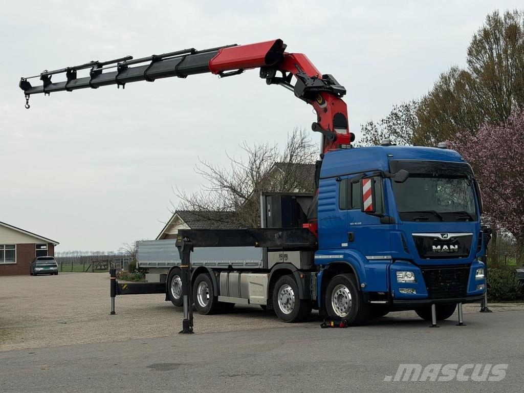 MAN TGS 35.510 8x2!!EURO 6 PALFINGER 58002 TEC LIER!!T رافعات صالحة لكل أنواع الطرق