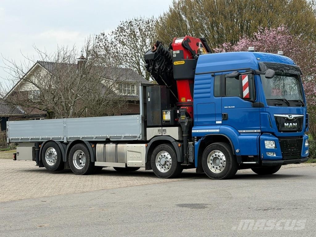 MAN TGS 35.510 8x2!!EURO 6 PALFINGER 58002 TEC LIER!!T رافعات صالحة لكل أنواع الطرق