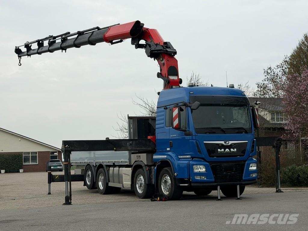 MAN TGS 35.510 8x2!!EURO 6 PALFINGER 58002 TEC LIER!!T رافعات صالحة لكل أنواع الطرق