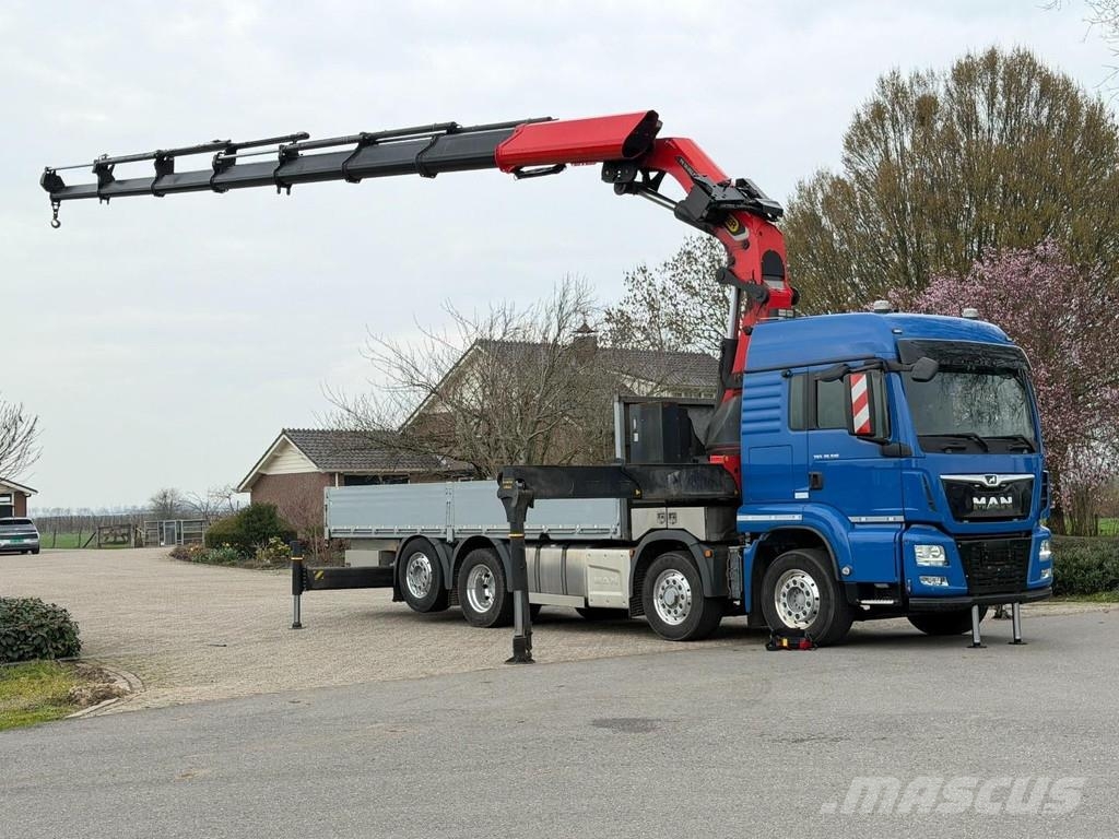 MAN TGS 35.510 8x2!!EURO 6 PALFINGER 58002 TEC LIER!!T رافعات صالحة لكل أنواع الطرق