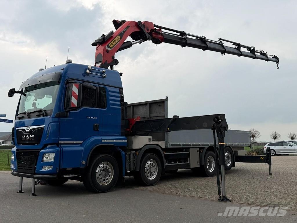 MAN TGS 35.510 8x2!!EURO 6 PALFINGER 58002 TEC LIER!!T رافعات صالحة لكل أنواع الطرق