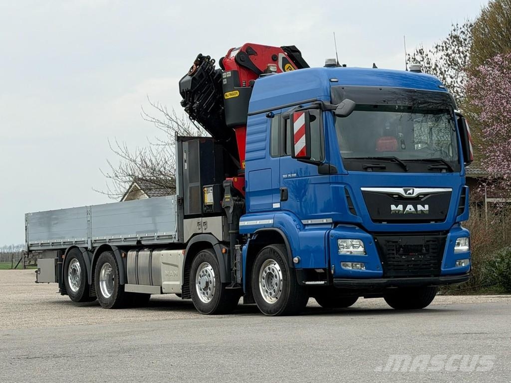MAN TGS 35.510 8x2!!EURO 6 PALFINGER 58002 TEC LIER!!T رافعات صالحة لكل أنواع الطرق