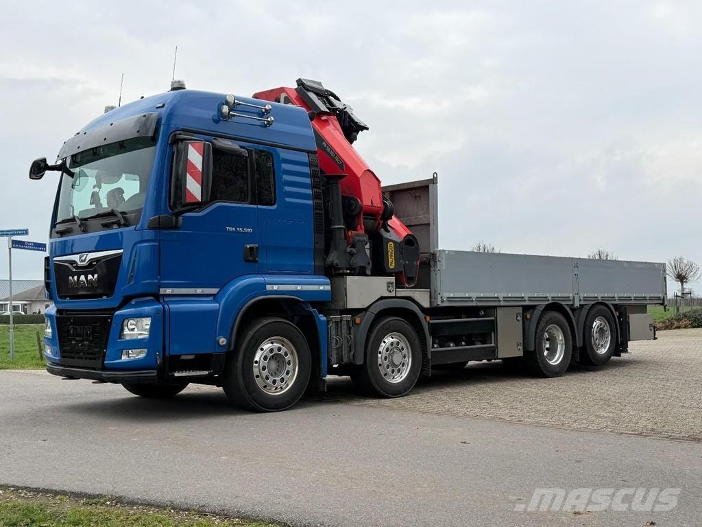 MAN TGS 35.510 8x2!!EURO 6 PALFINGER 58002 TEC LIER!!T رافعات صالحة لكل أنواع الطرق