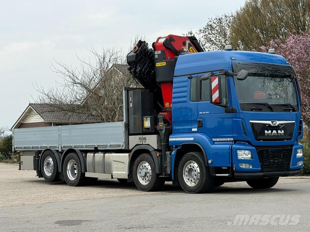 MAN TGS 35.510 8x2!!EURO 6 PALFINGER 58002 TEC LIER!!T رافعات صالحة لكل أنواع الطرق