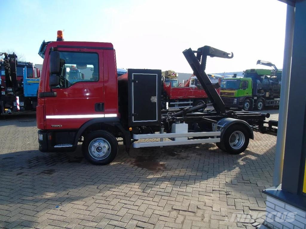 MAN TGL 8.150 + EURO 6 شاحنات الرافعات الخطافية