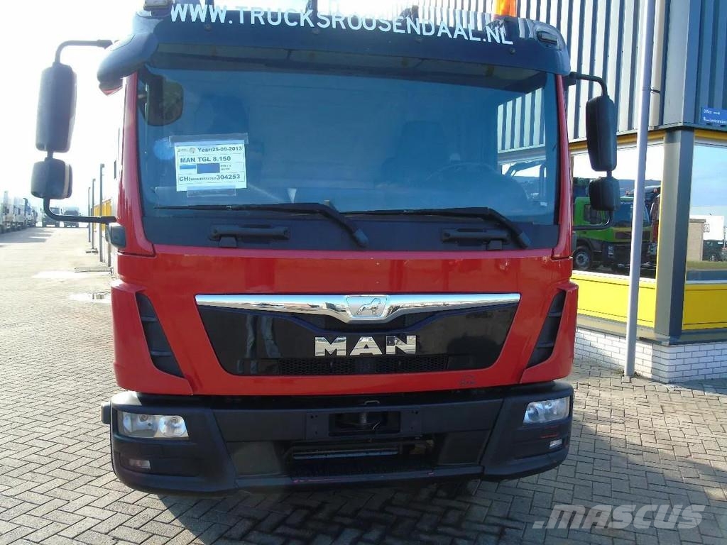 MAN TGL 8.150 + EURO 6 شاحنات الرافعات الخطافية