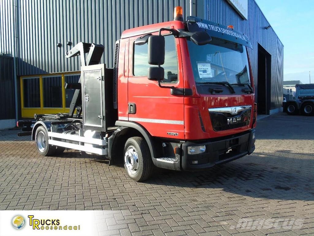 MAN TGL 8.150 + EURO 6 شاحنات الرافعات الخطافية