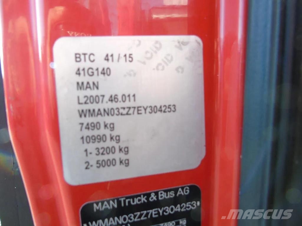 MAN TGL 8.150 + EURO 6 شاحنات الرافعات الخطافية